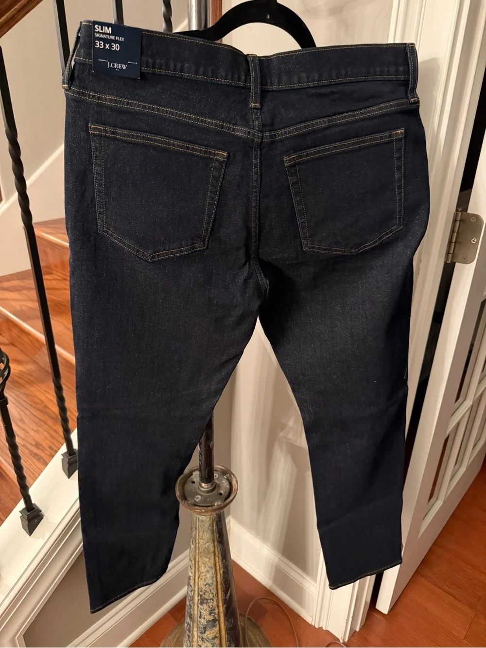 J. Crew Men’s Dark Wash Skinny Jeans